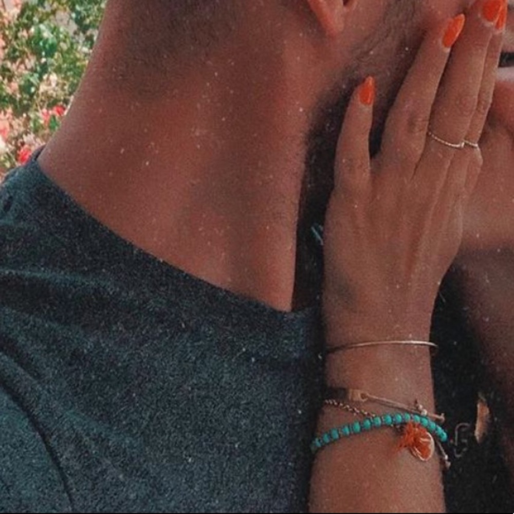 Turquoise beaded bracelet